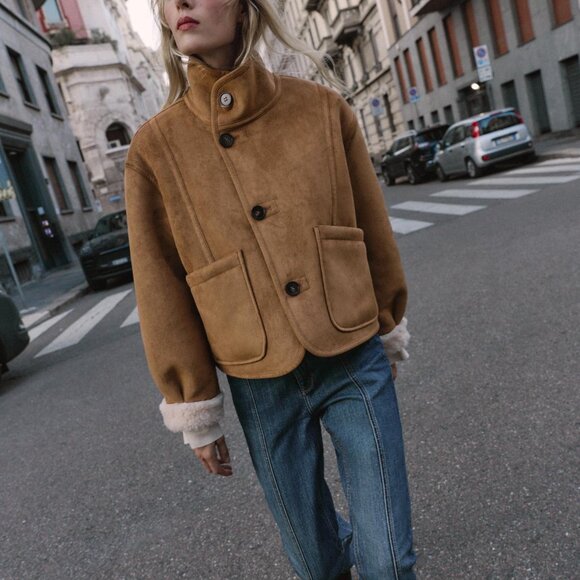 Zara Reversible Double-Faced Jacket - Picture 2 of 6